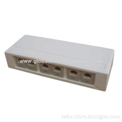 6 Port Surface Mount Box